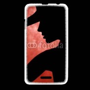 Coque HTC Desire 516 Silhouette danse country