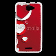 Coque HTC Desire 516 Cœur en porcelaine
