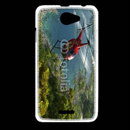 Coque HTC Desire 516 Hélicoptère R44