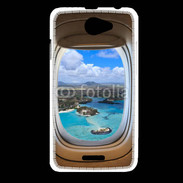 Coque HTC Desire 516 Vue de l'intérieur d'un avion