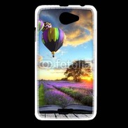 Coque HTC Desire 516 Montgolfière et lavande 