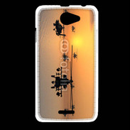 Coque HTC Desire 516 Hélicoptère Apache de nuit