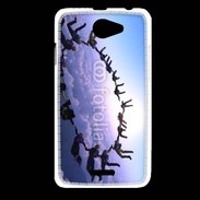 Coque HTC Desire 516 Formation en cercle de parachutistes