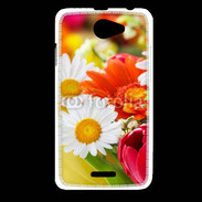Coque HTC Desire 516 Fleurs des champs multicouleurs