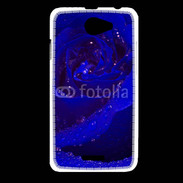 Coque HTC Desire 516 Fleur rose bleue