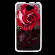 Coque HTC Desire 516 Belle rose Rouge 10