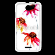 Coque HTC Desire 516 Belles fleurs en peinture