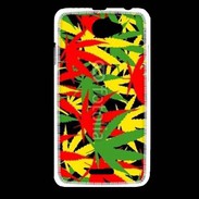 Coque HTC Desire 516 Fond de cannabis coloré
