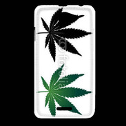 Coque HTC Desire 516 Double feuilles de cannabis