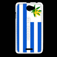 Coque HTC Desire 516 Drapeau Uruguay cannabis 2
