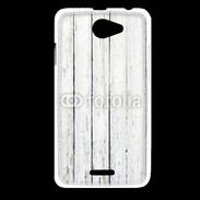Coque HTC Desire 516 Aspect bois blanc vieilli