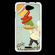 Coque HTC Desire 516 Hamburger vintage