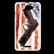 Coque HTC Desire 516 Pistolet USA