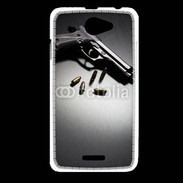 Coque HTC Desire 516 Pistolet et munitions