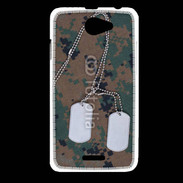 Coque HTC Desire 516 plaque d'identité soldat américain