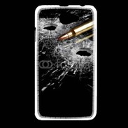 Coque HTC Desire 516 Impacte de balle dans une vitre