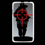 Coque HTC Desire 516 Soldat dans la ligne de mire