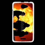 Coque HTC Desire 516 Pompier Soldat du feu 3