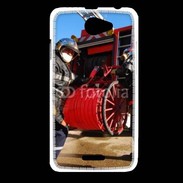 Coque HTC Desire 516 Pompiers Rangement matériel fin d'incendie