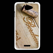 Coque HTC Desire 516 Bouchon de bouteille de vin Bordeaux