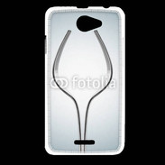 Coque HTC Desire 516 Dessin verre à vin