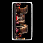 Coque HTC Desire 516 Vin rouge et tonneaux 2