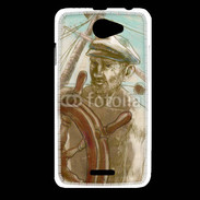 Coque HTC Desire 516 Illustration capitaine de navire