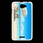 Coque HTC Desire 516 Transats vue mer