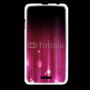 Coque HTC Desire 516 Rideau rose à strass