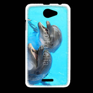 Coque HTC Desire 516 Duo de dauphins