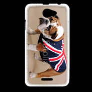 Coque HTC Desire 516 Bulldog anglais en tenue