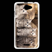 Coque HTC Desire 516 Chaton gris 2