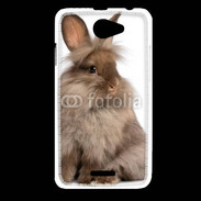 Coque HTC Desire 516 Lapin marron
