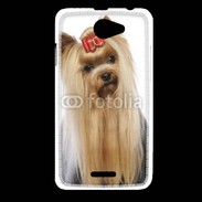 Coque HTC Desire 516 Yorkie de face