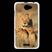 Coque HTC Desire 516 Lionne et ses petits