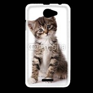 Coque HTC Desire 516 Chaton gris 3