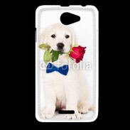 Coque HTC Desire 516 Chiot gentleman