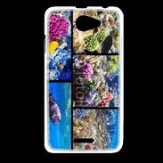 Coque HTC Desire 516 Poissons et coraux 5