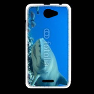 Coque HTC Desire 516 Requin citron