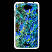 Coque HTC Desire 516 Banc de poissons bleus