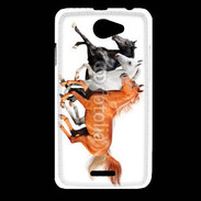 Coque HTC Desire 516 Trio de chevaux