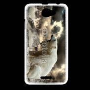 Coque HTC Desire 516 Ours blanc en colère