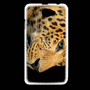 Coque HTC Desire 516 Tête de léopard 2