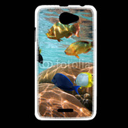 Coque HTC Desire 516 Poissons et coraux 5
