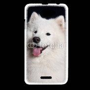 Coque HTC Desire 516 Portrait de chien loup 5