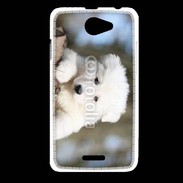 Coque HTC Desire 516 Chiot berger blanc suisse