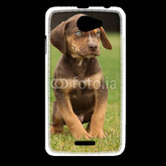 Coque HTC Desire 516 Chiot marron 2