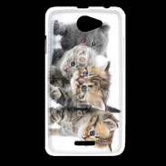 Coque HTC Desire 516 Groupe de chatons 7