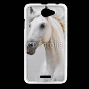 Coque HTC Desire 516 Portrait cheval blanc 11