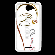 Coque HTC Desire 516 Illustration cheval 5